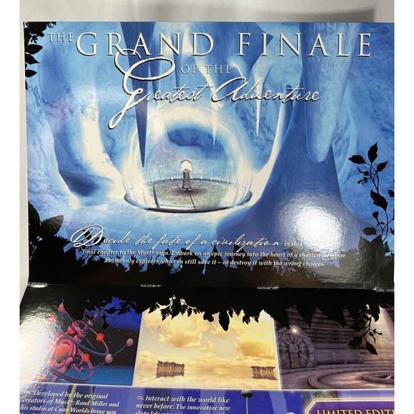 Myst V: End of Ages - Limited Edition PC Windows/Mac 2005 New Factory Sealed - Picture 8 of 12